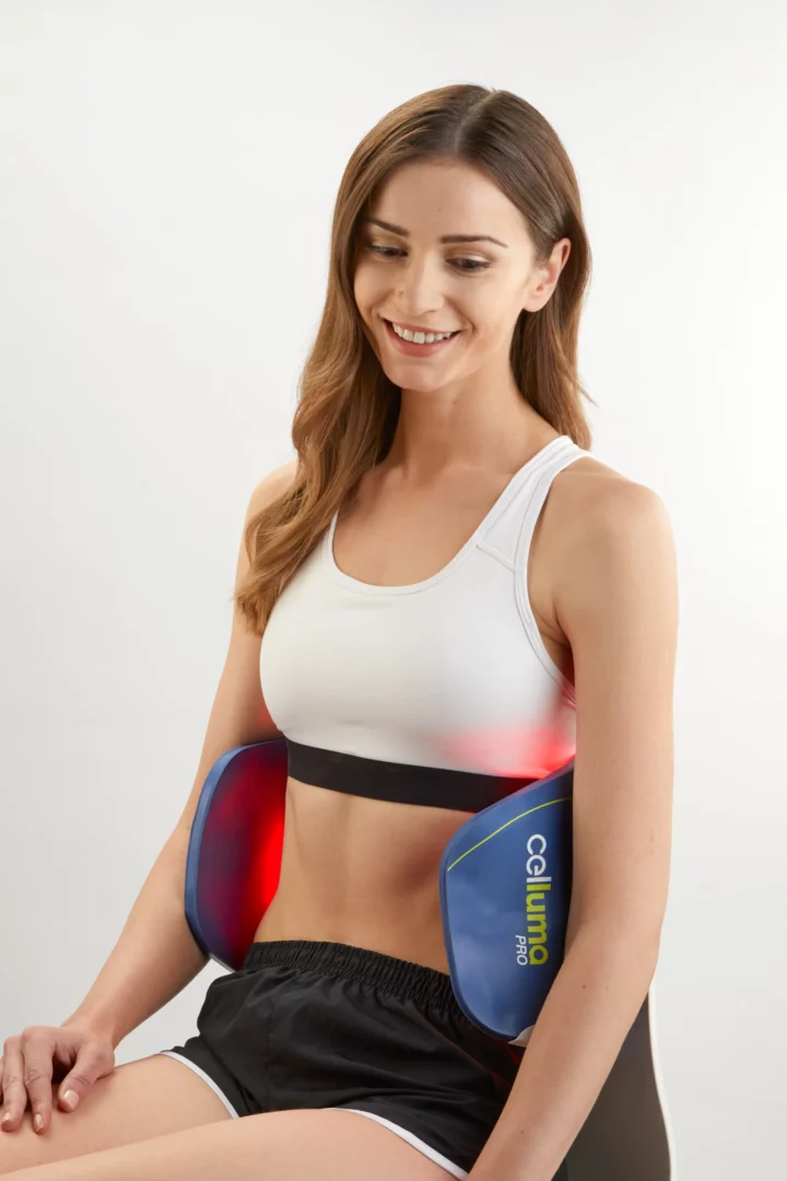 woman getting Celluma Therapy at Fargo Wellness District